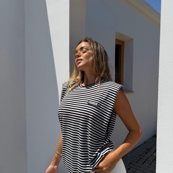 Famous Stripe Tee
